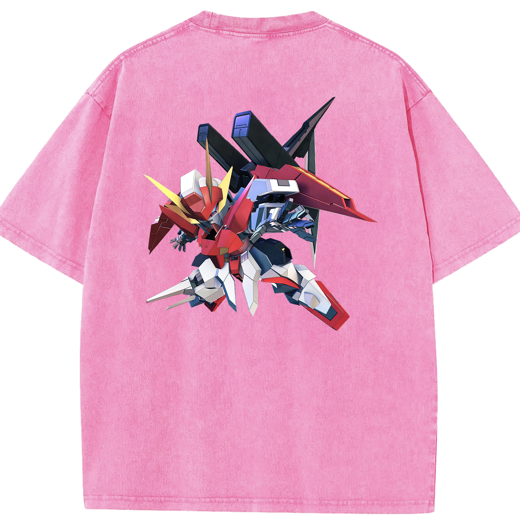 （画像用） 機動戦士ガンダム Mobile Suit Gundam 綿100% ヴィンテージ風 半袖Tシャツ（背面プリント）